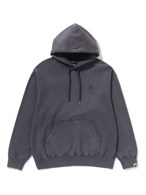 A BATHING APE® logo-patch hoodie