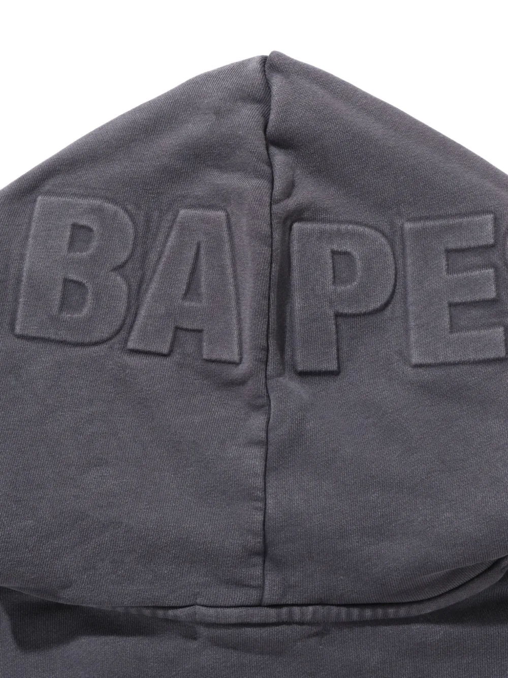 A Bathing Ape Logo-patch Hoodie In Brown