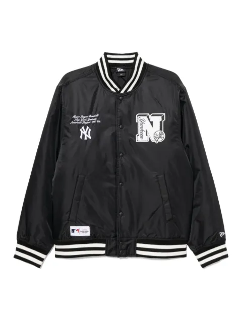 NEW ERA CAP chamarra bomber con logo bordado