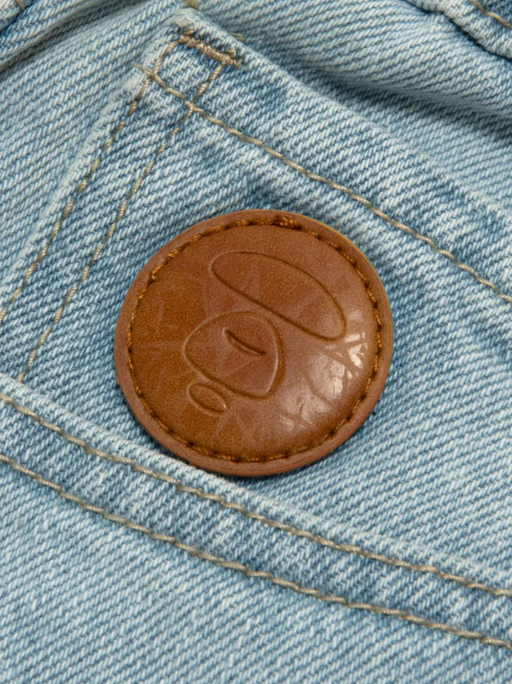 Aape By A Bathing Ape Logo-detail Cotton Jeans In Blue