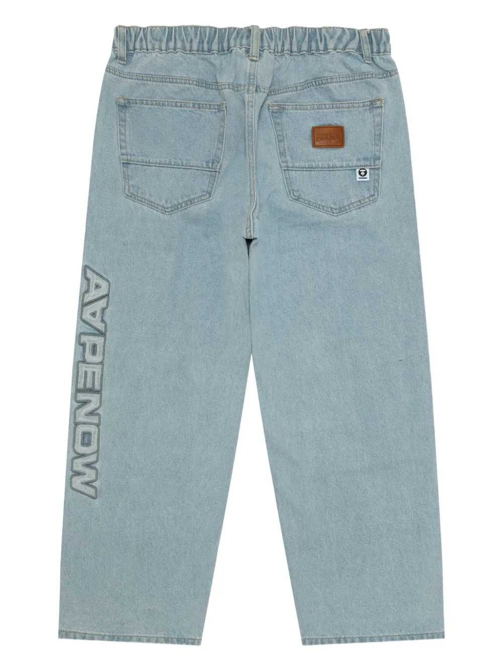 AAPE BY *A BATHING APE® logo-detail cotton jeans | Wide-Leg Jeans | Image 2