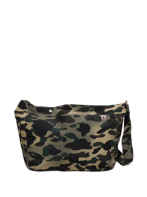 A BATHING APE® camouflage-pattern messenger bag