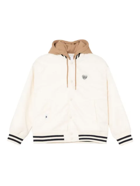 CHOCOOLATE logo-embroidered bomber jacket