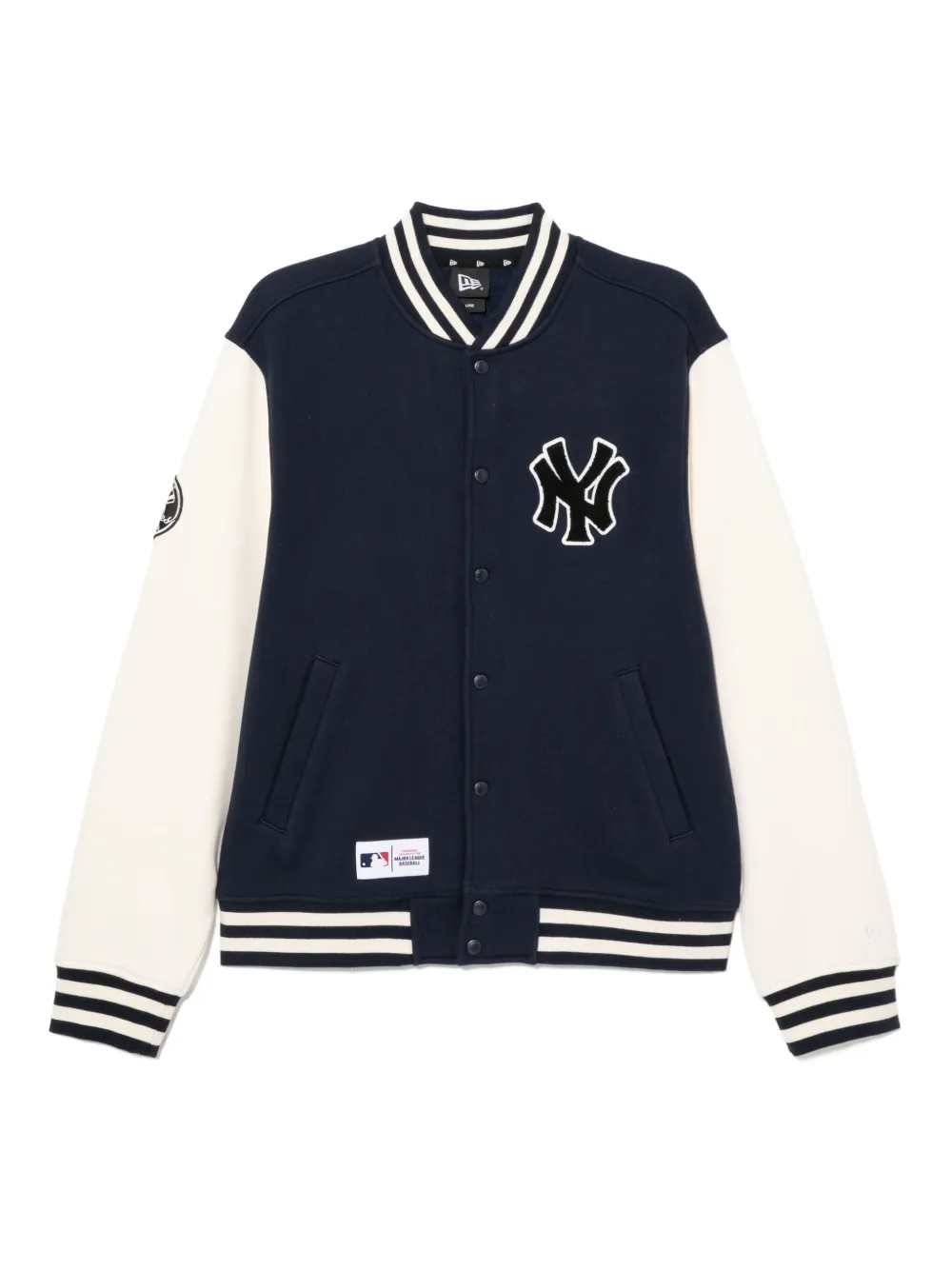 NEW ERA CAP logo-badge bomber jacket | Blue | Image 1