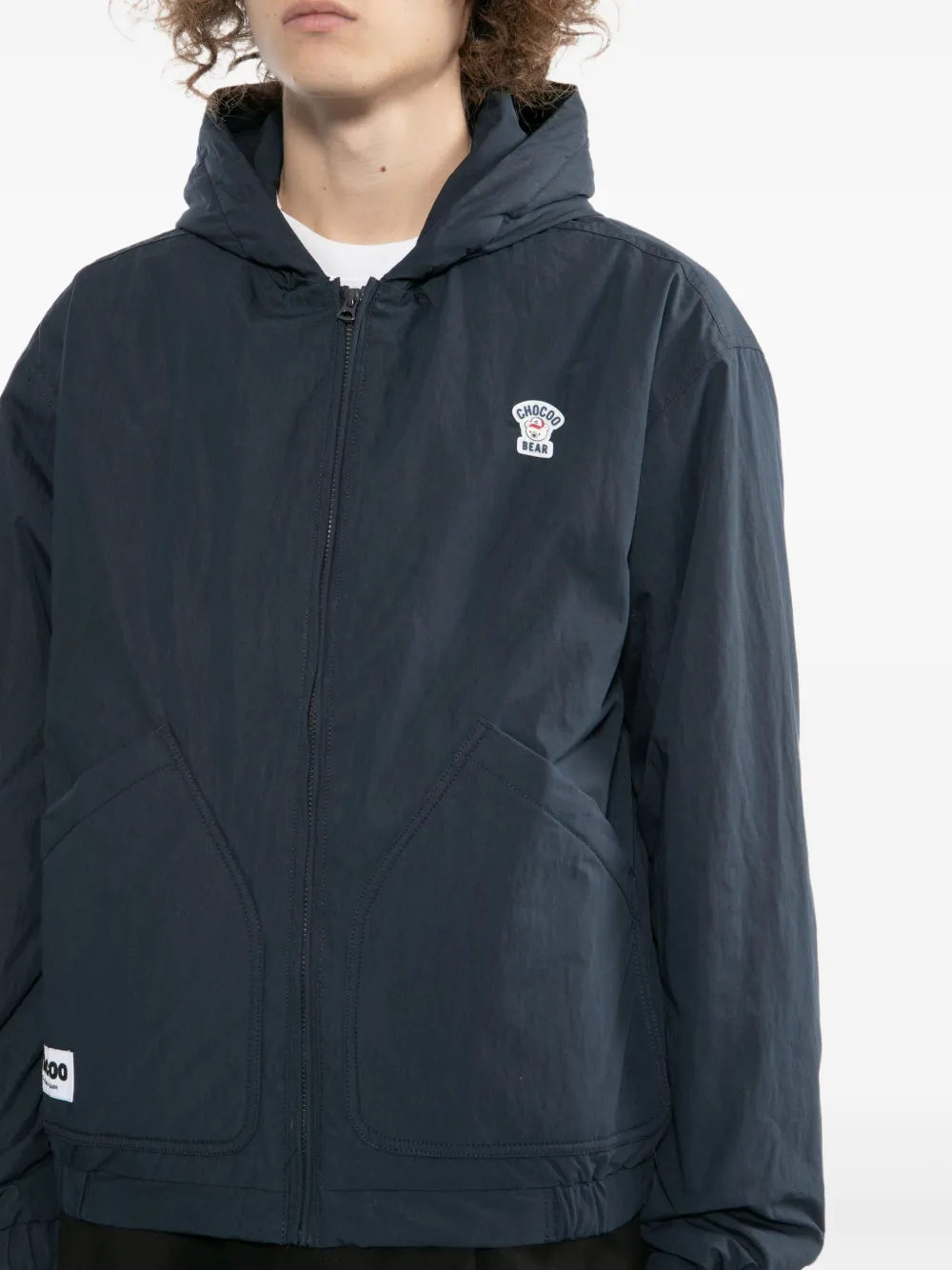 CHOCOOLATE Jack met logo-reliëf Blauw