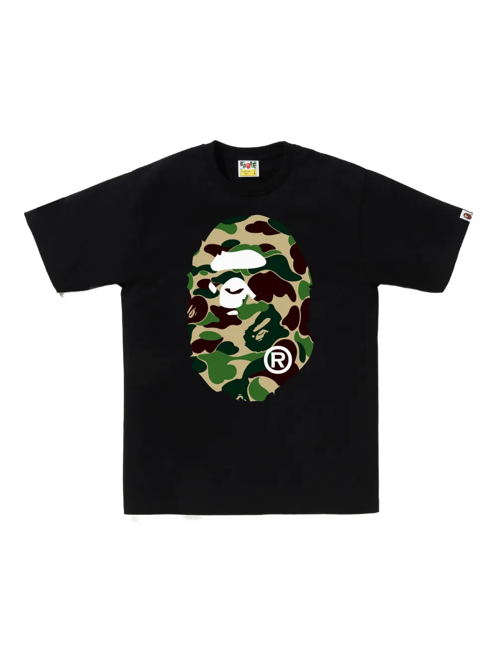 A BATHING APE® camouflage-print T-shirt | Black | Image 1