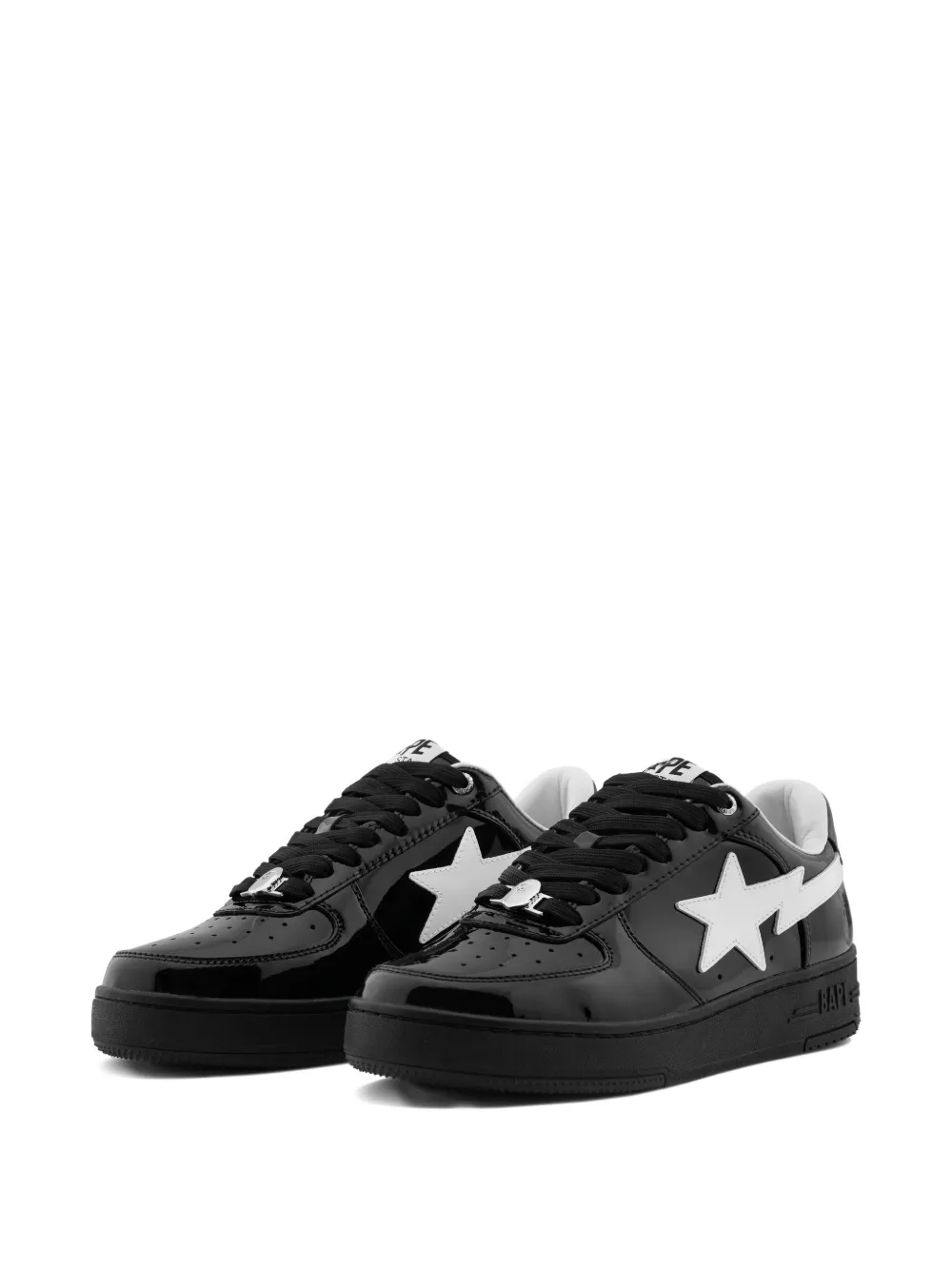 A BATHING APE® logo-patch lace-up sneakers | Low-Tops | Image 2