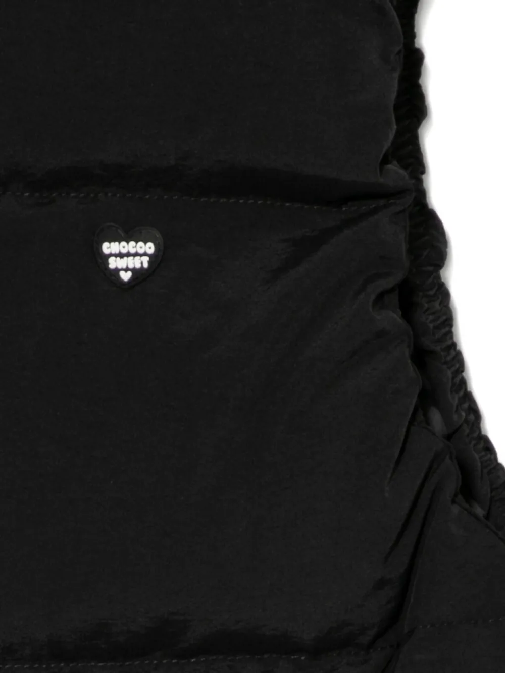 Chocoolate Weste Mit Logo-prägung In Black