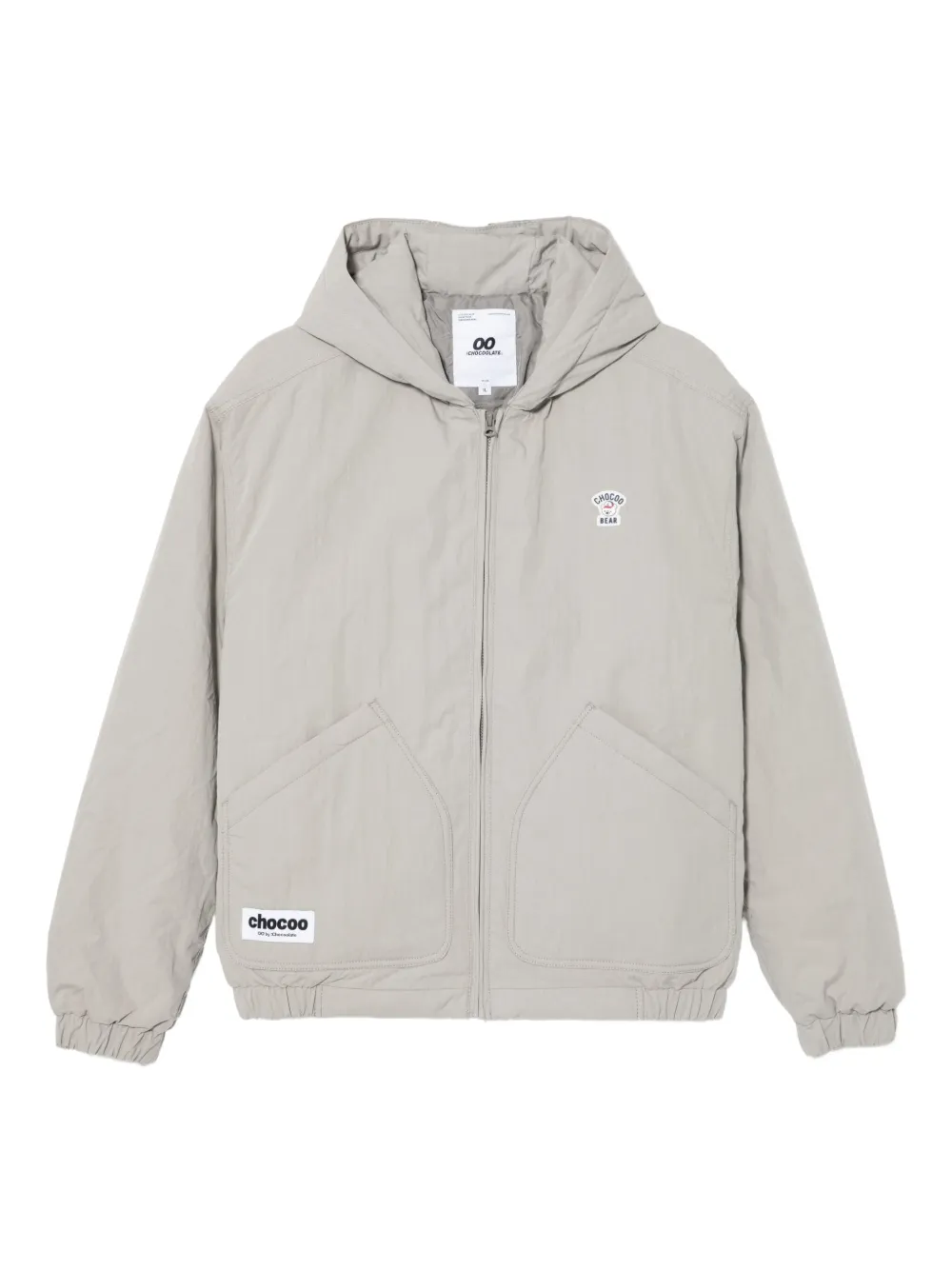 CHOCOOLATE logo-embossed jacket | Grey | Image 1