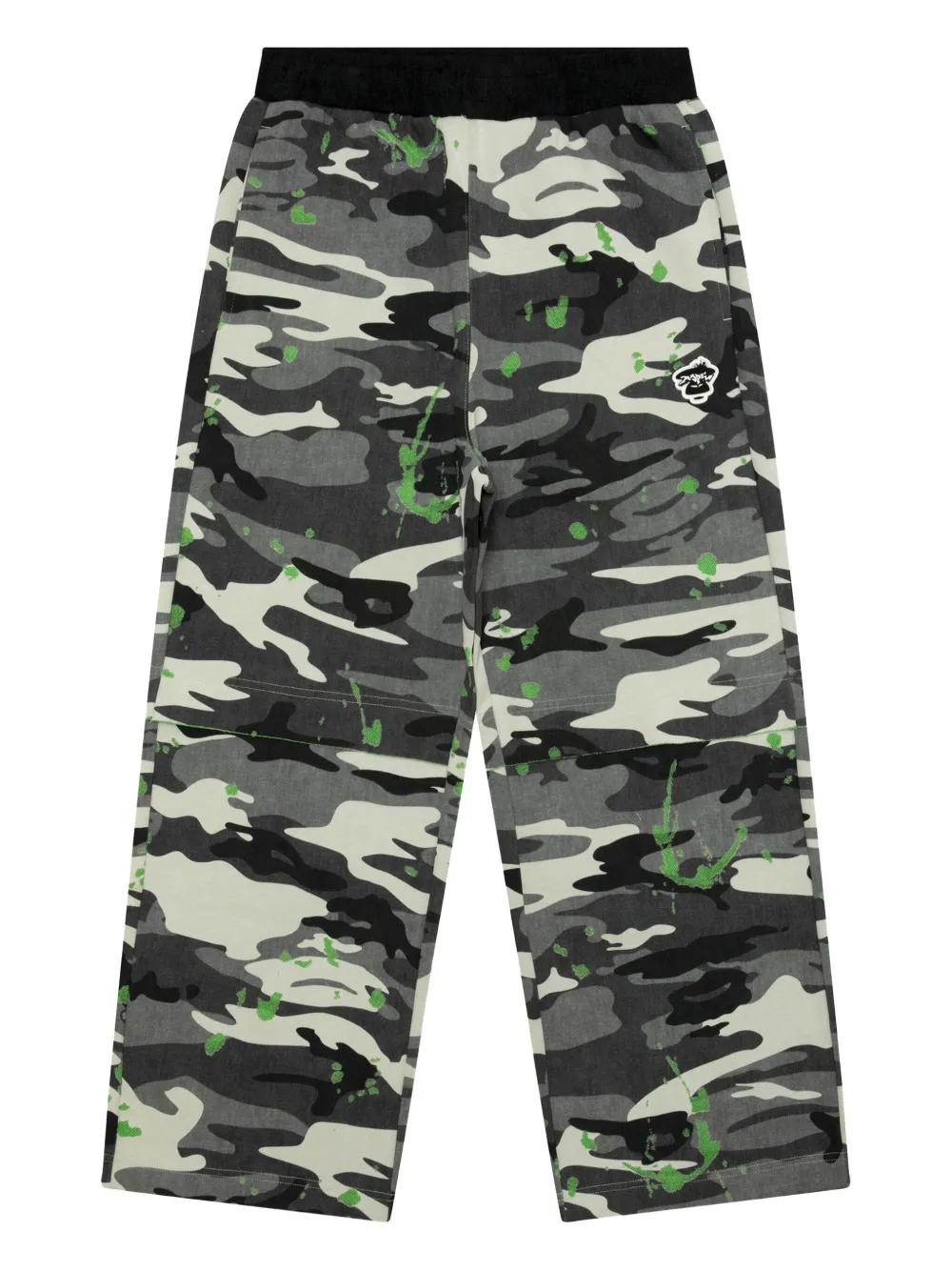 AAPE BY *A BATHING APE® camouflage-pattern trousers | Black | Image 1