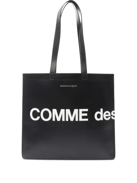 Comme Des Garçons logo tote bag