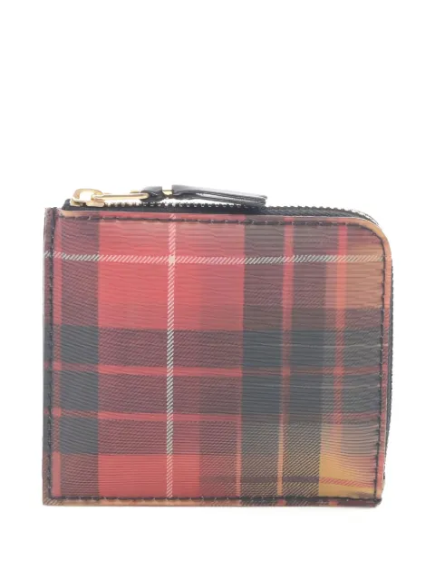Comme Des Garçons tartan coin purse