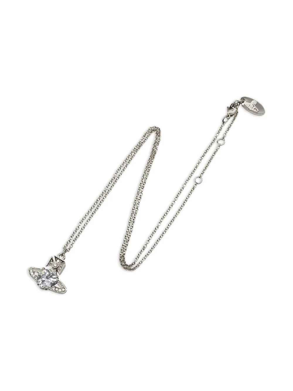 Vivienne Westwood Pre-Owned 2020s Orb-pendant necklace | Silver | Image 1