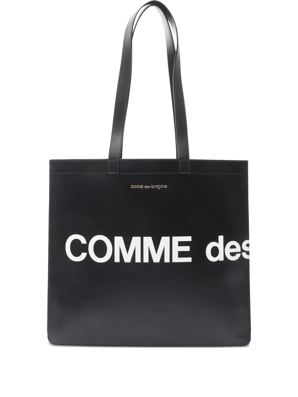 Comme Des Garçons logo-print tote bag | Black | Image 1