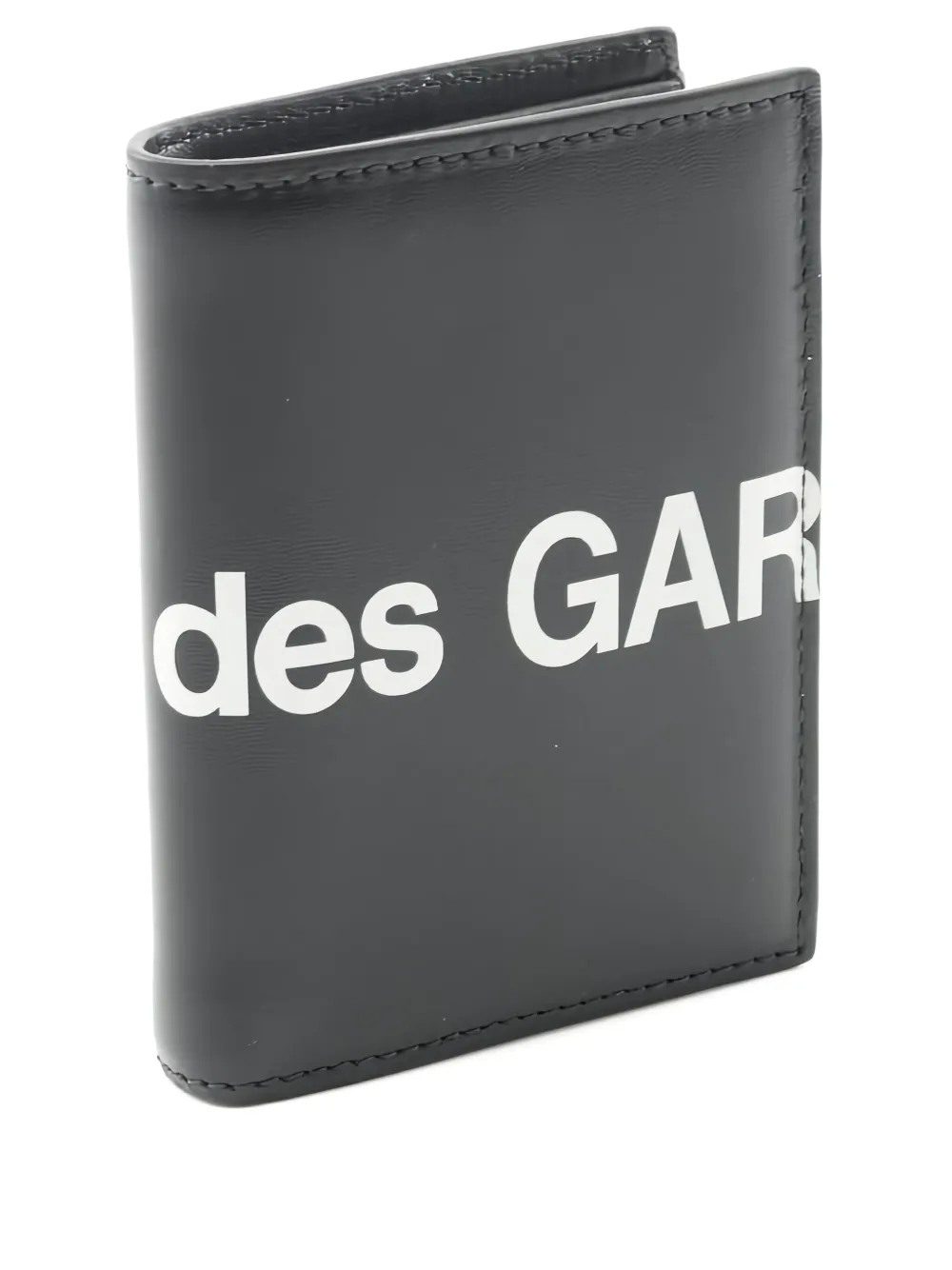 Comme Des Garçons logo-print bi-fold leather wallet | Black | Image 1