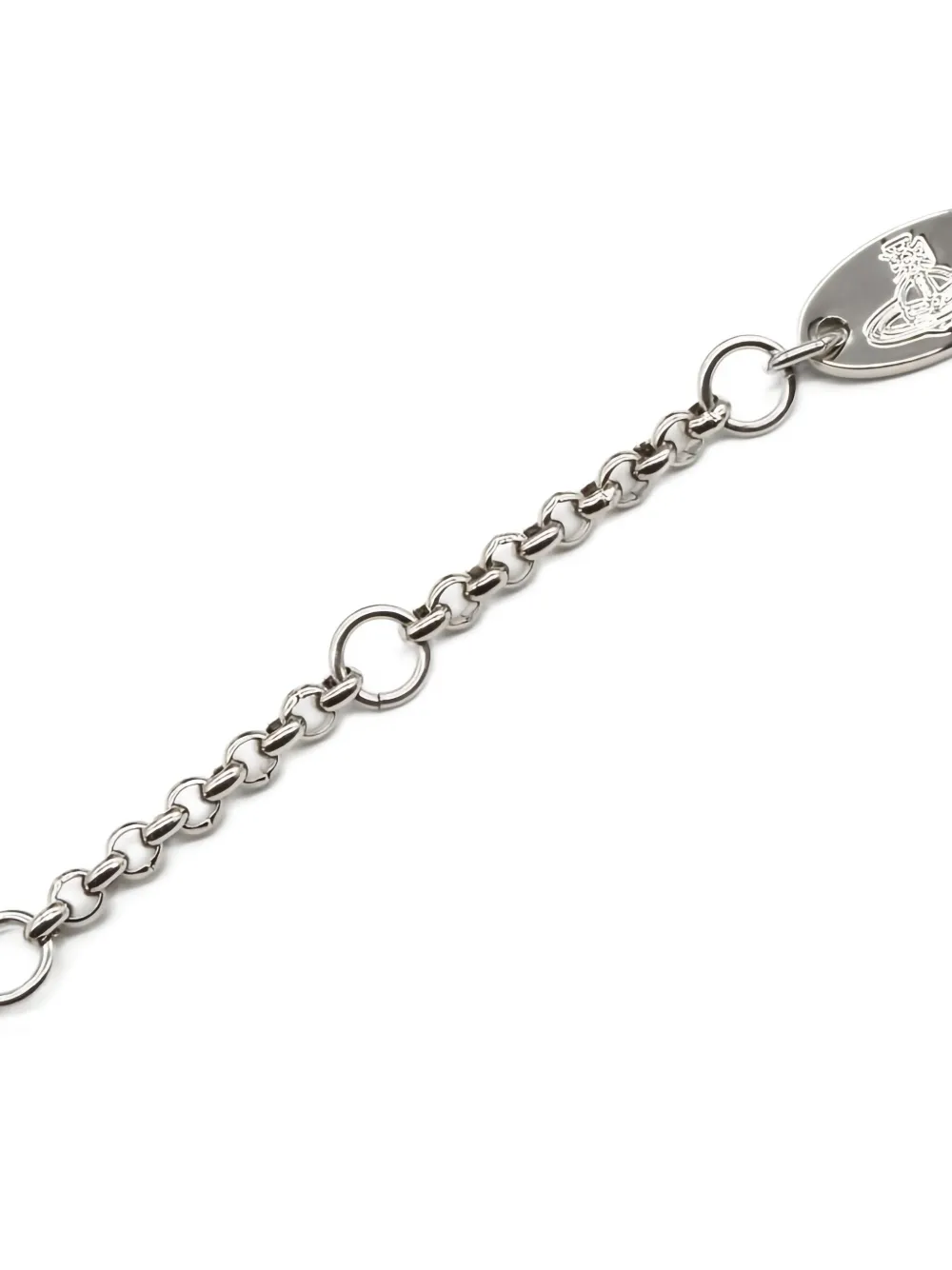 Pre-owned Vivienne Westwood Orb Pendant Necklace In Silver