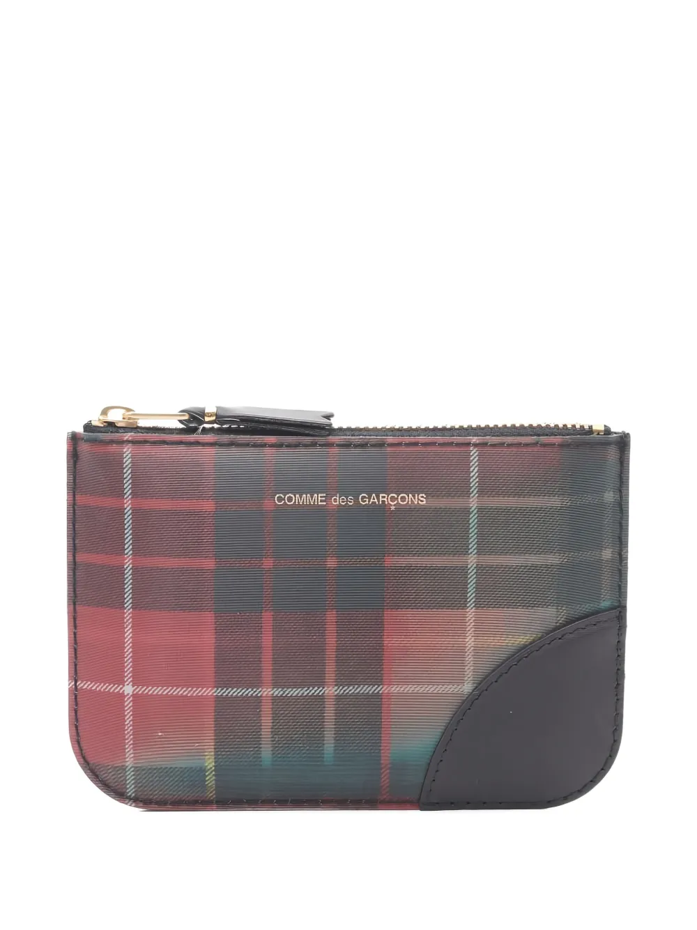 Comme Des Garçons plaid coin purse | Black | Image 1
