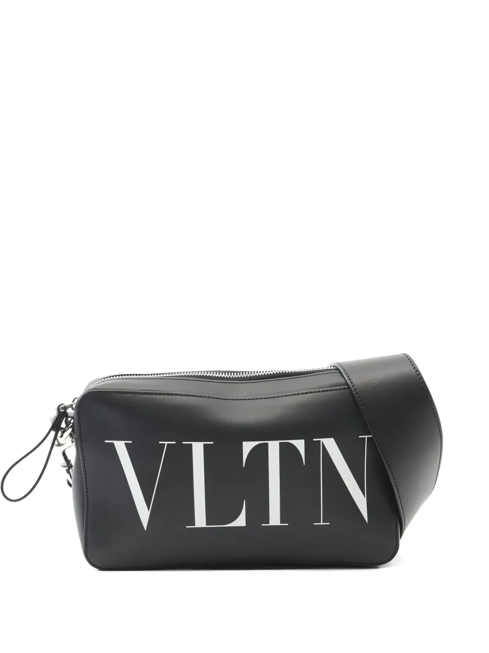 Valentino Garavani Pre-Owned VLTN leather shoulder bag | Black | Image 1
