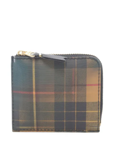 Comme Des Garçons tartan coin purse