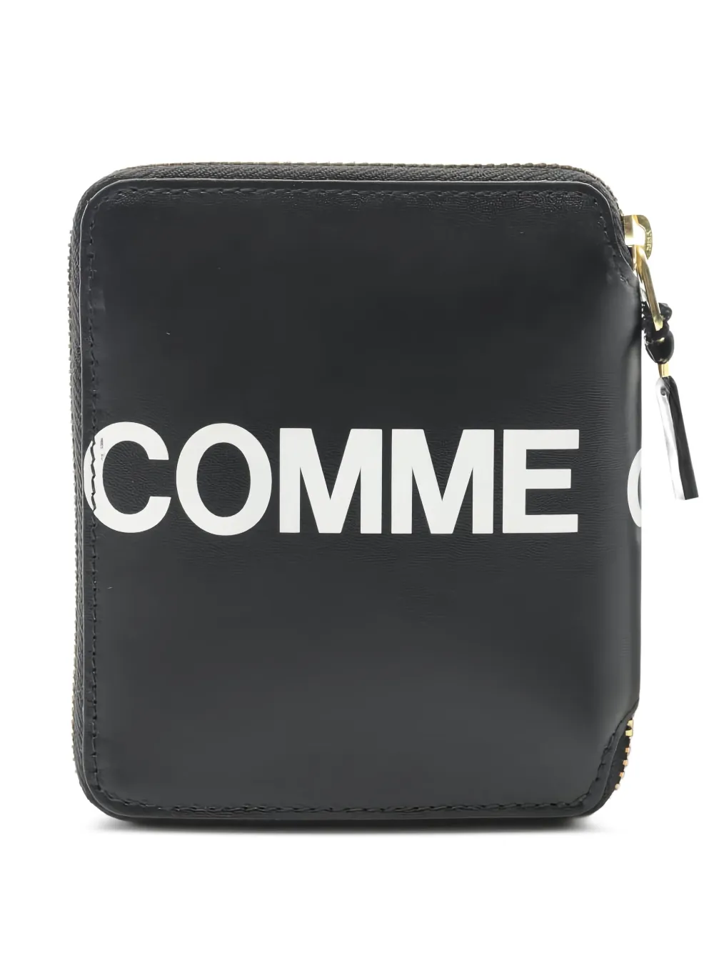 Comme Des Garçons logo-print round-zip wallet | Men | Image 2