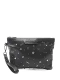 Jimmy Choo Pre-Owned 2000s studded leather clutch bag - Black