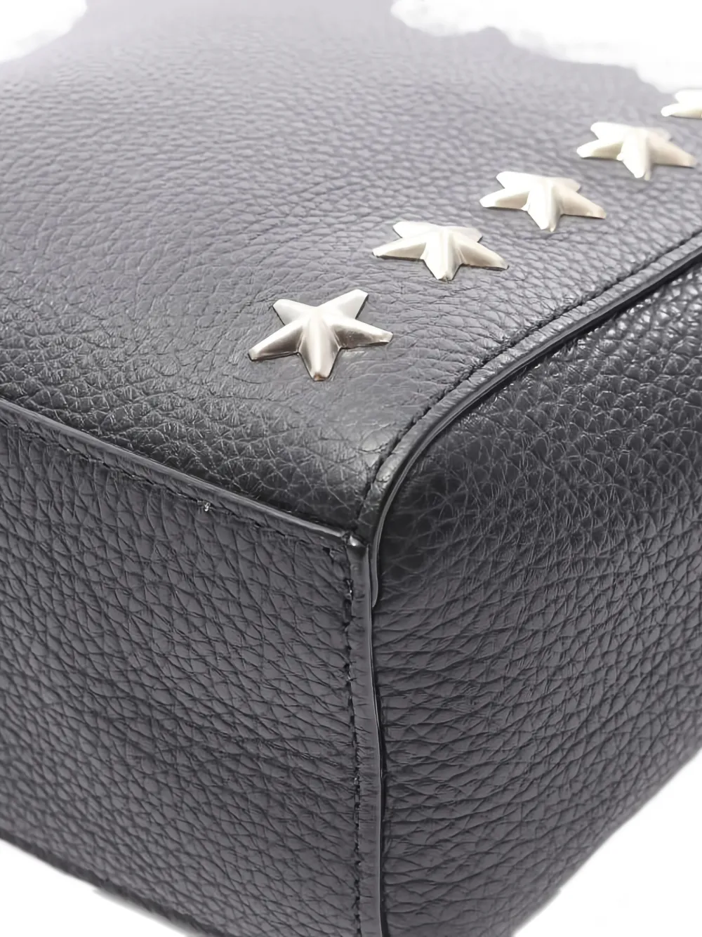 Pre-owned Jimmy Choo 2010s Bria Star-embellished Tote Bag In Black