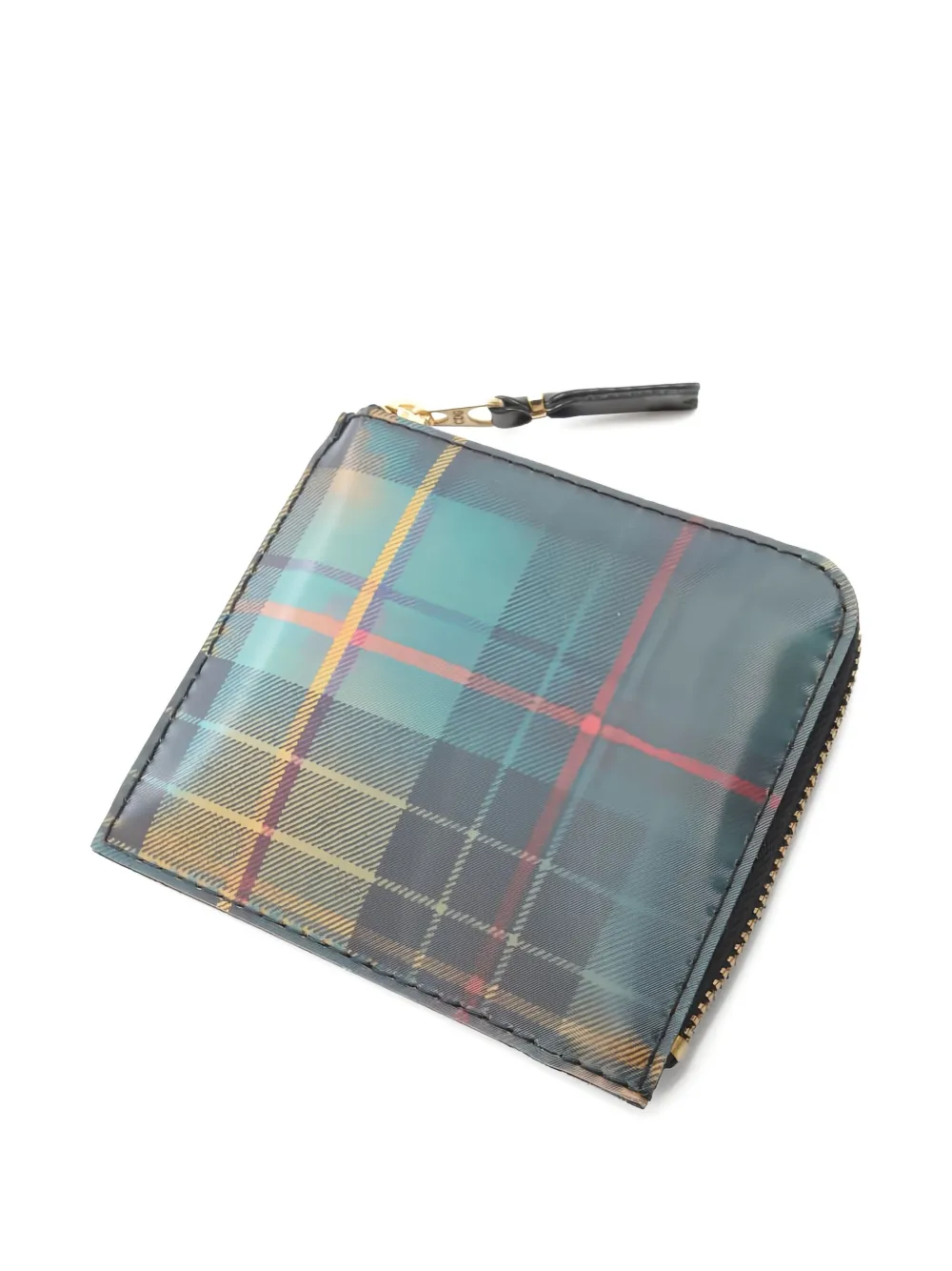 Pre-owned Comme Des Garçons Tartan Coin Purse In Multi