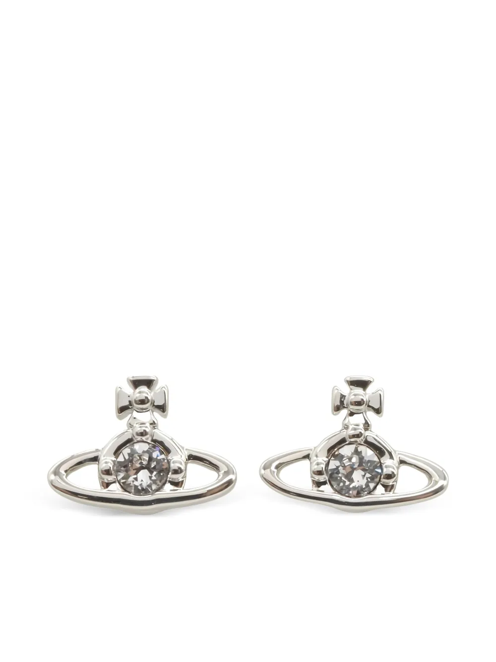 Vivienne Westwood aretes Nano Solitaire | plateado | Image 1