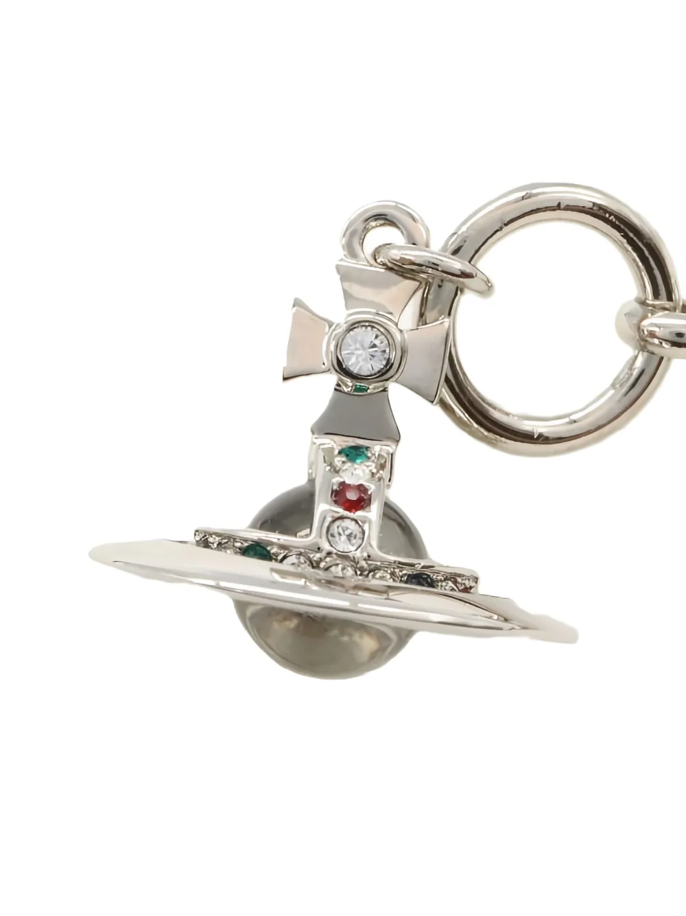 Vivienne Westwood Pre-Owned 2020s Orb-charm chain bracelet | Women | Image 2