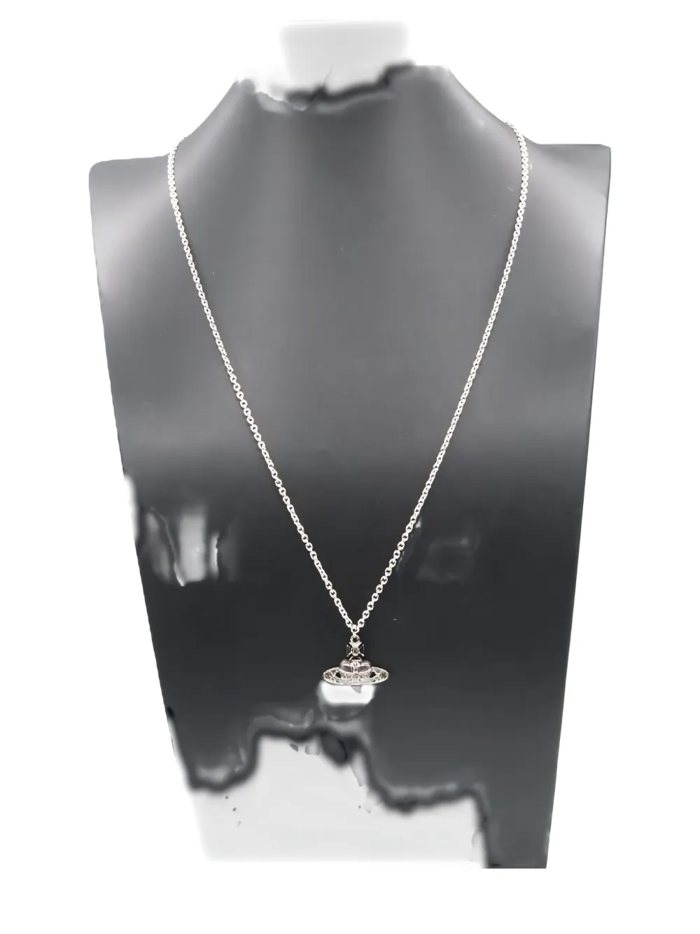 Vivienne Westwood Pre-Owned 2020s Orb-pendant necklace | Silver | Image 1