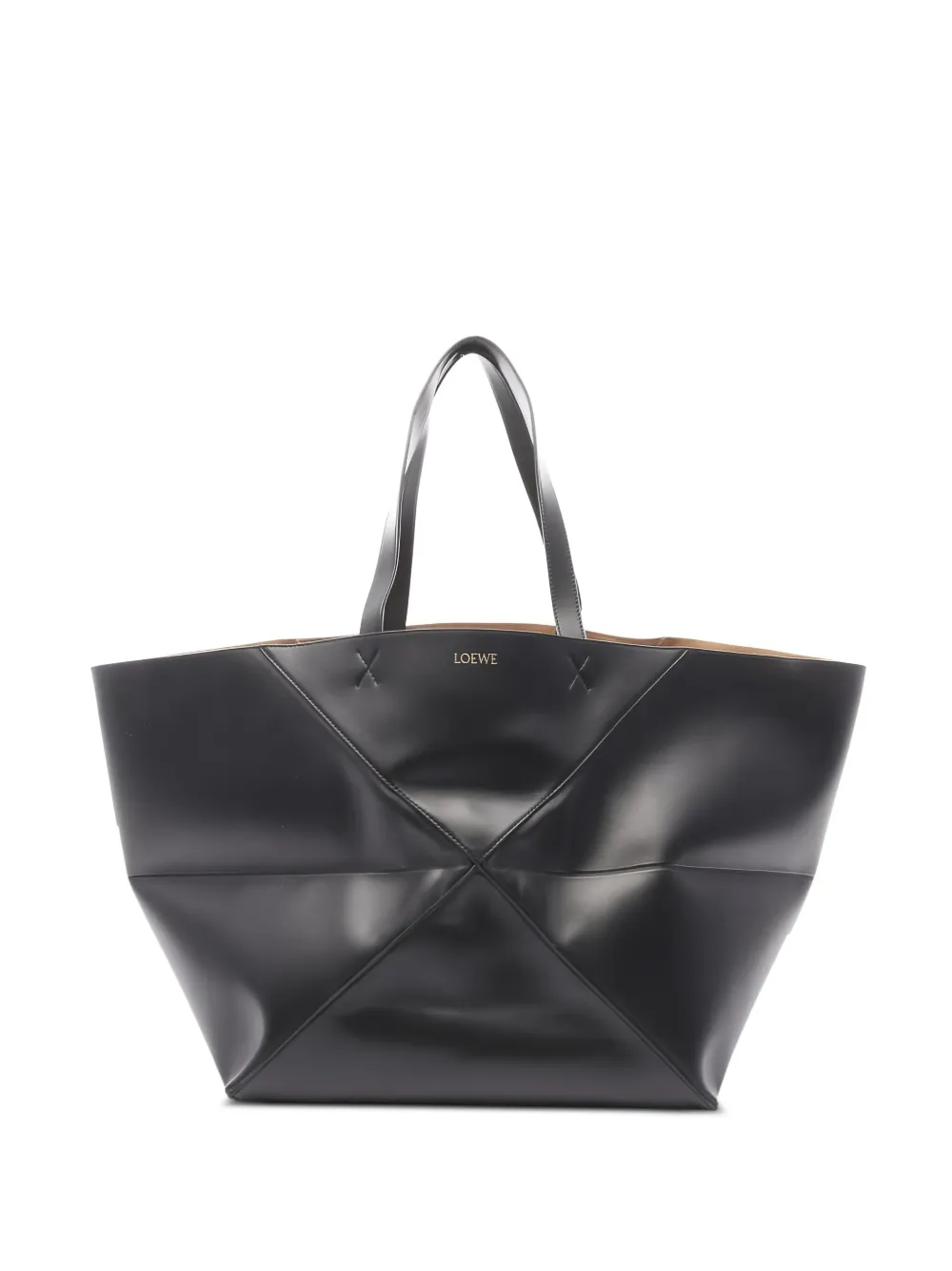 Loewe Pre-Owned 2020s Puzzle Fold tote bag - ブラック Loewe Pre-Owned 2020s Puzzle Fold tote bag - ブラック