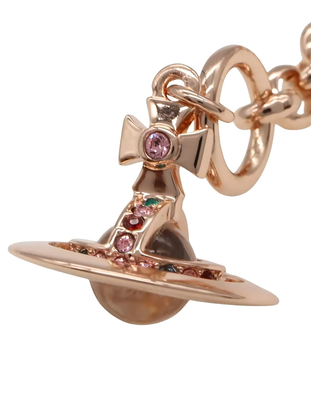 Vivienne Westwood Pre-Owned 2020s orb charm chain bracelet | Women | Image 2