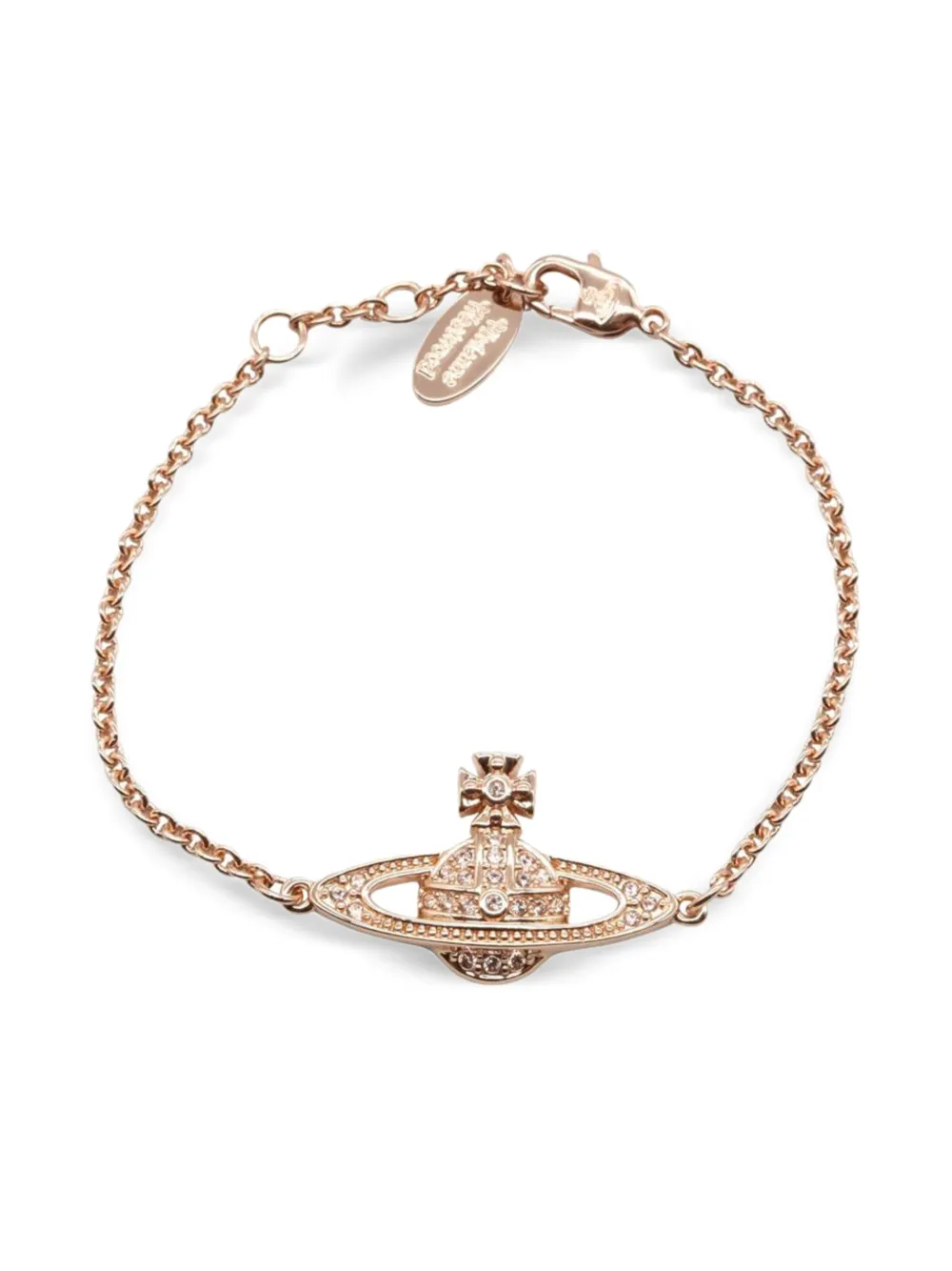 Vivienne Westwood Pre-Owned 2020s orb charm bracelet | Pink | Image 1