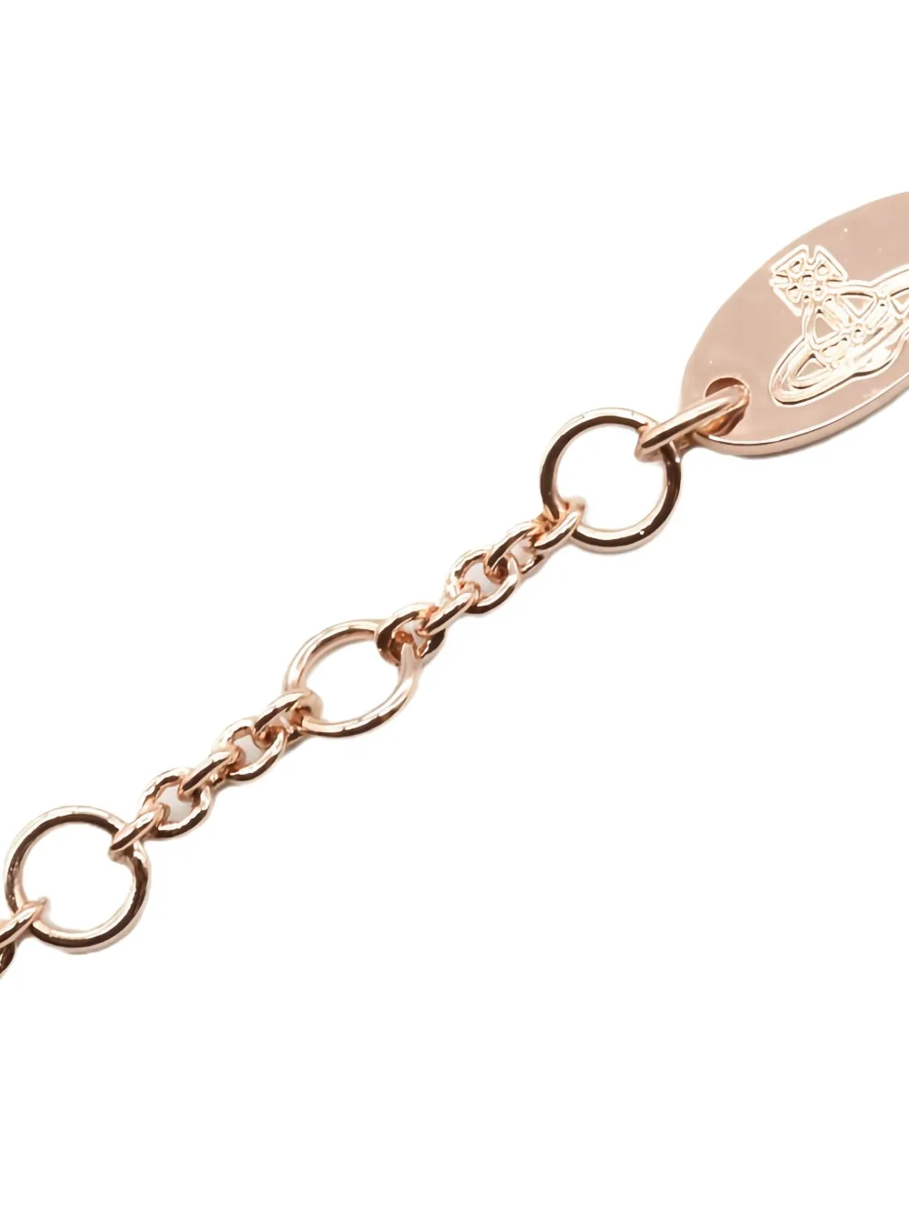 Pre-owned Vivienne Westwood 2020s Orb Charm Bracelet In Pink