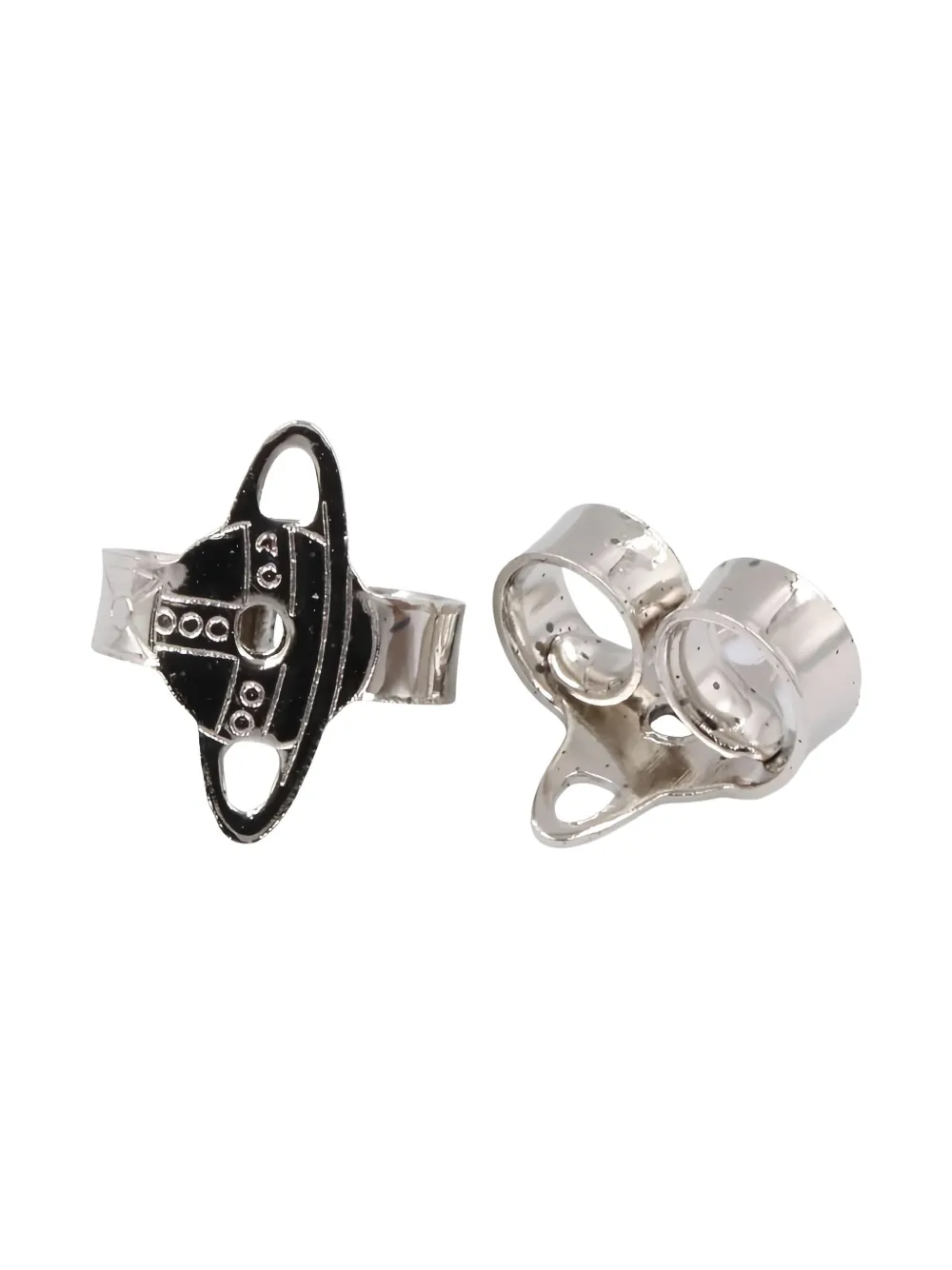 Pre-owned Vivienne Westwood 2020s Orb Earrings In Silver