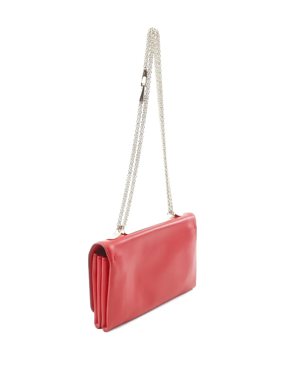 Valentino Garavani Pre-Owned 2000s chain rockstud leather shoulder bag Valentino Garavani Pre-Owned 2000s chain rockstud leather shoulder bag