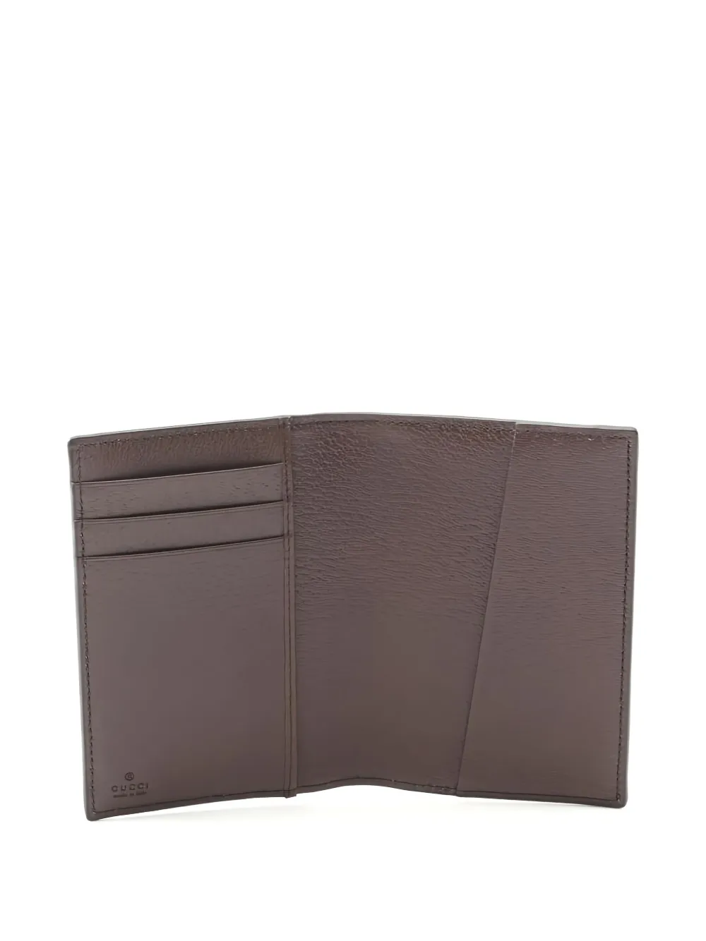 Pre-owned Gucci 2020s Ophidia Gg-supreme Passport Card Case In Neutral