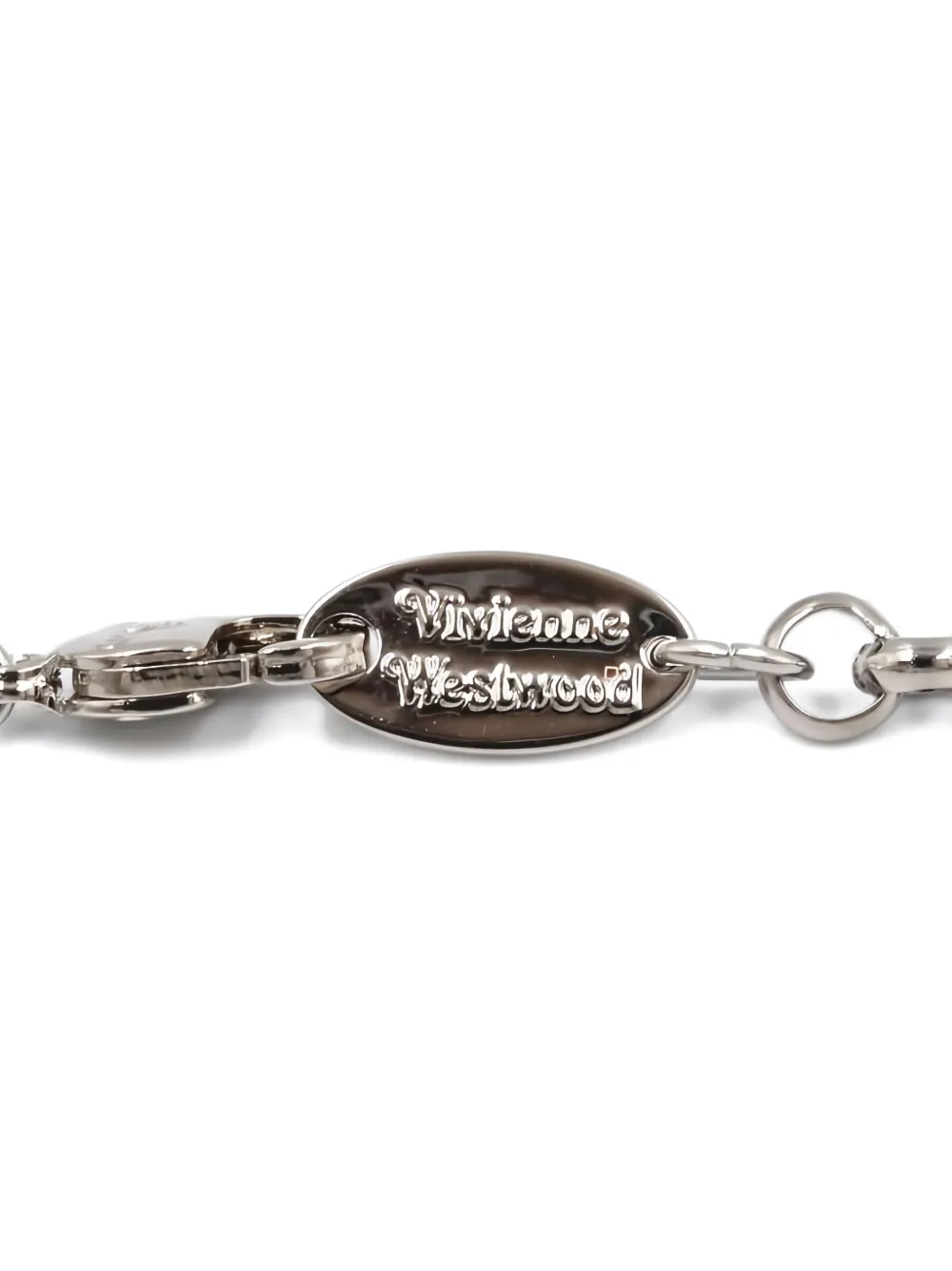 Pre-owned Vivienne Westwood 2020s Orb-pendant Necklace In Silver