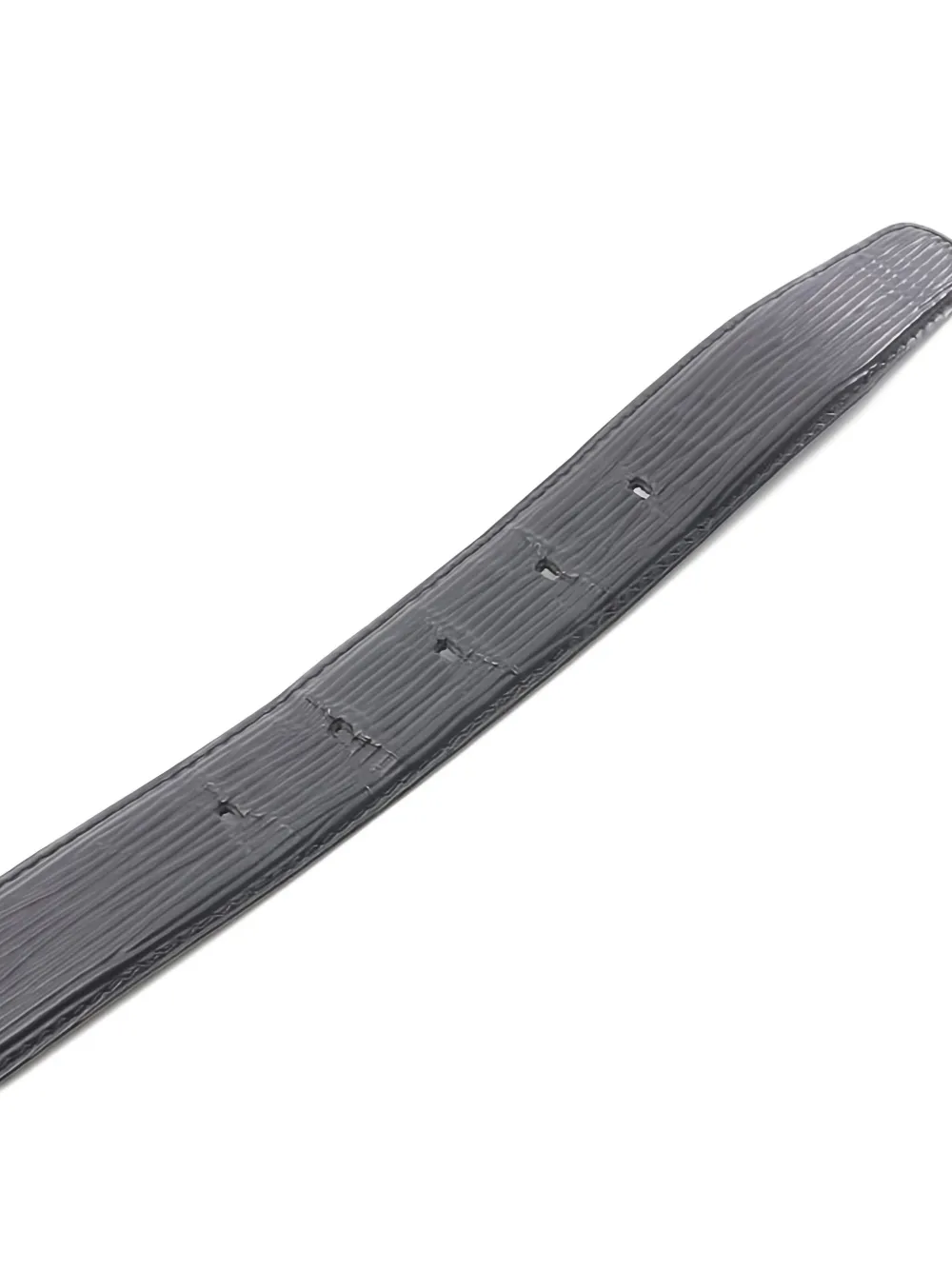 Pre-owned Louis Vuitton 2002 Epi Buckle Belt In Black