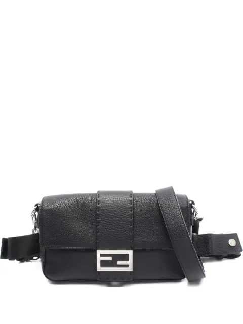 Fendi Pre-Owned 10s logo-plaque leather belt bag