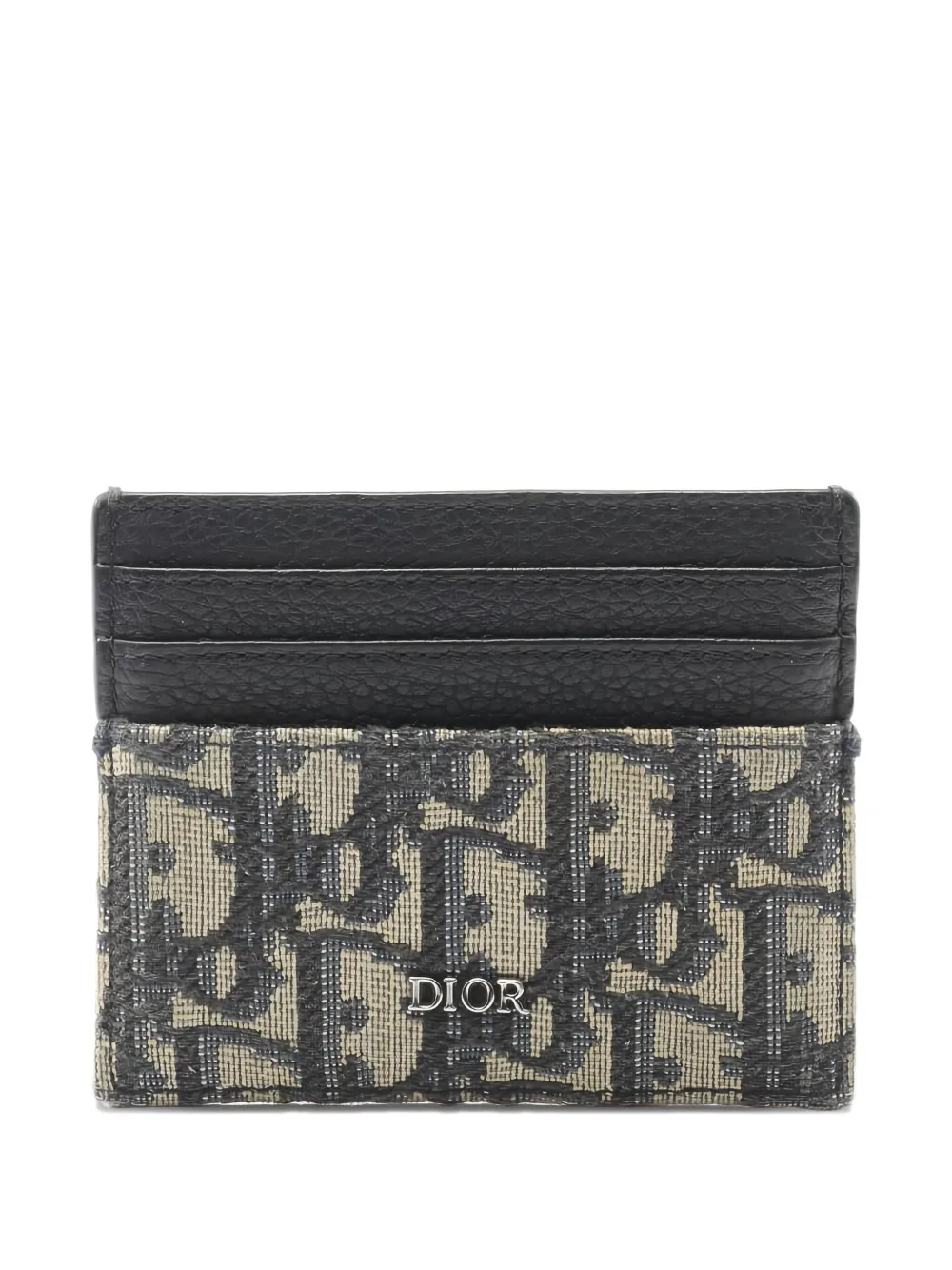 Christian Dior Pre-Owned 2000s Oblique card holder - ブルー Christian Dior Pre-Owned 2000s Oblique card holder - ブルー