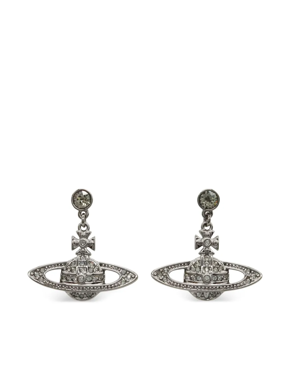 Vivienne Westwood Pre-Owned 2020s Orb-embellished earrings | Silver | Image 1
