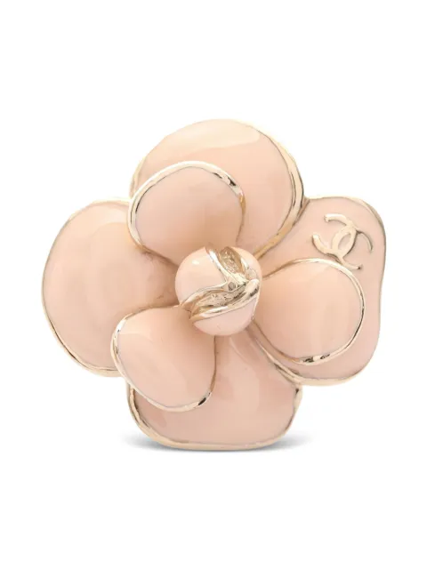 CHANEL Pre-Owned 1986-1988 camellia Coco Mark ring