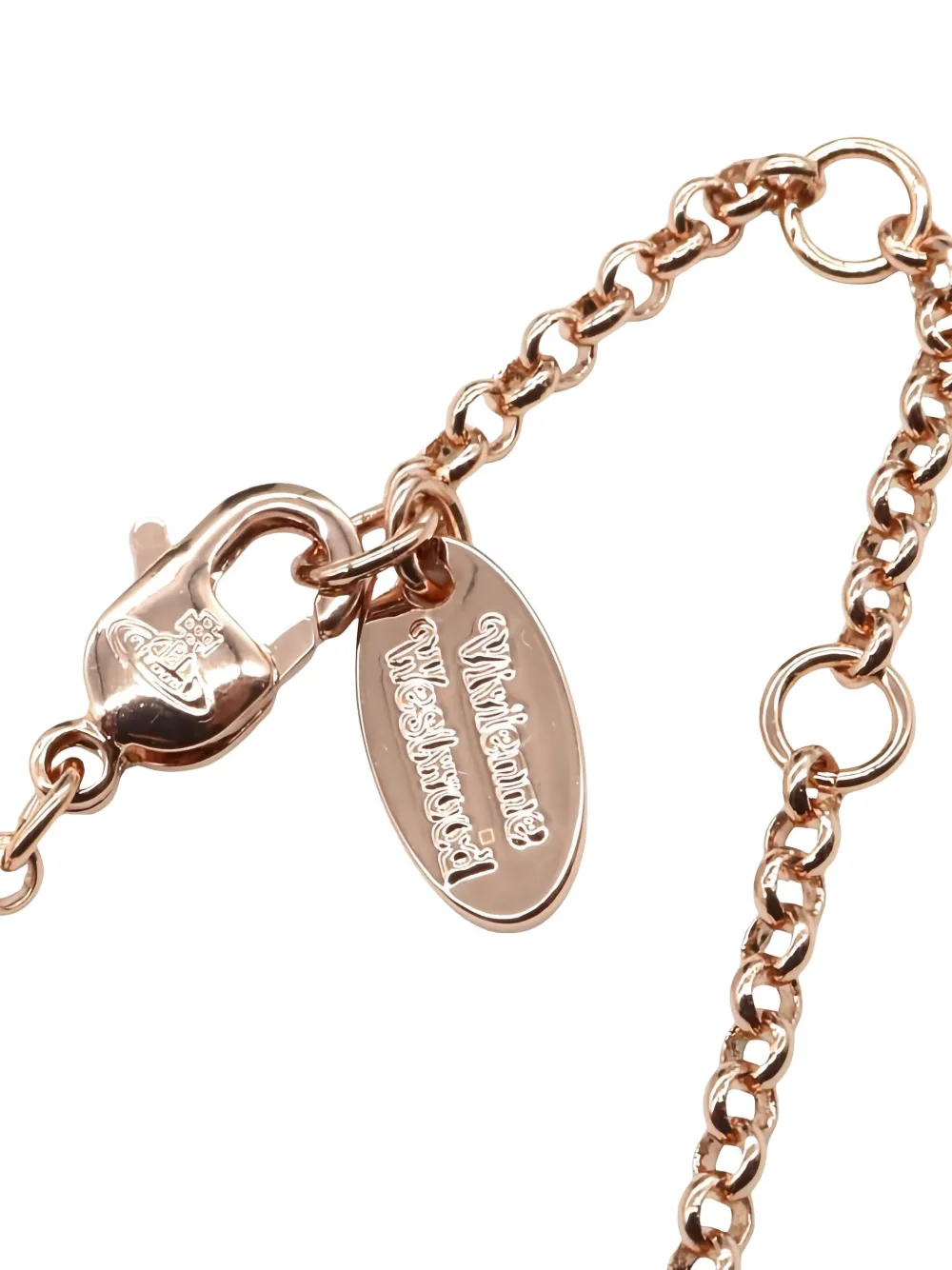 Pre-owned Vivienne Westwood 2020s Orb-pendant Necklace In Pink