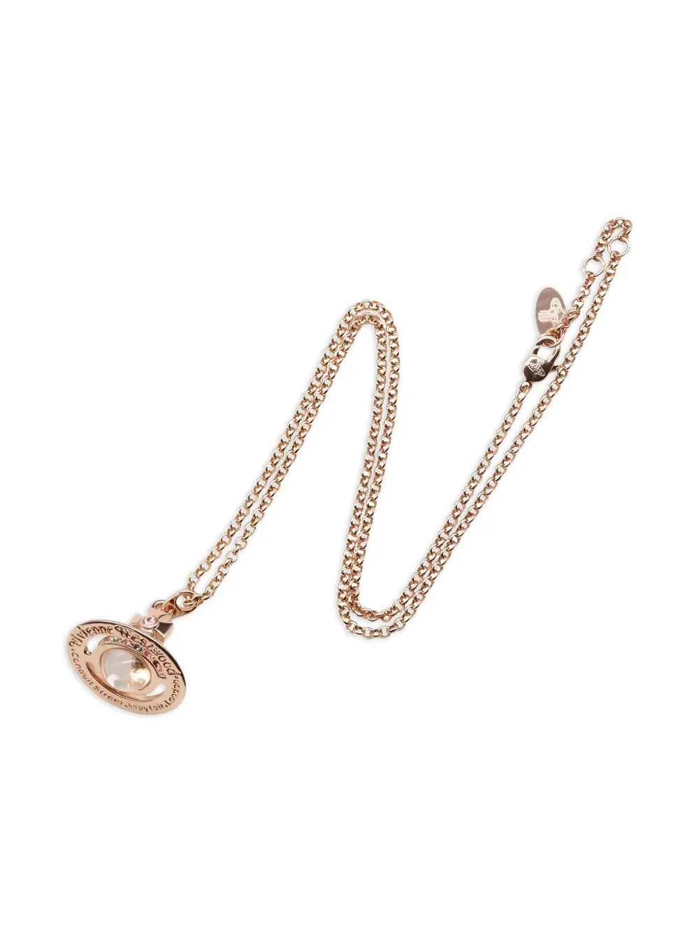 Vivienne Westwood Pre-Owned 2020s Orb-pendant necklace | Pink | Image 1