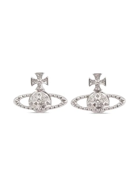 Vivienne Westwood Pre-Owned Orb cross earrings