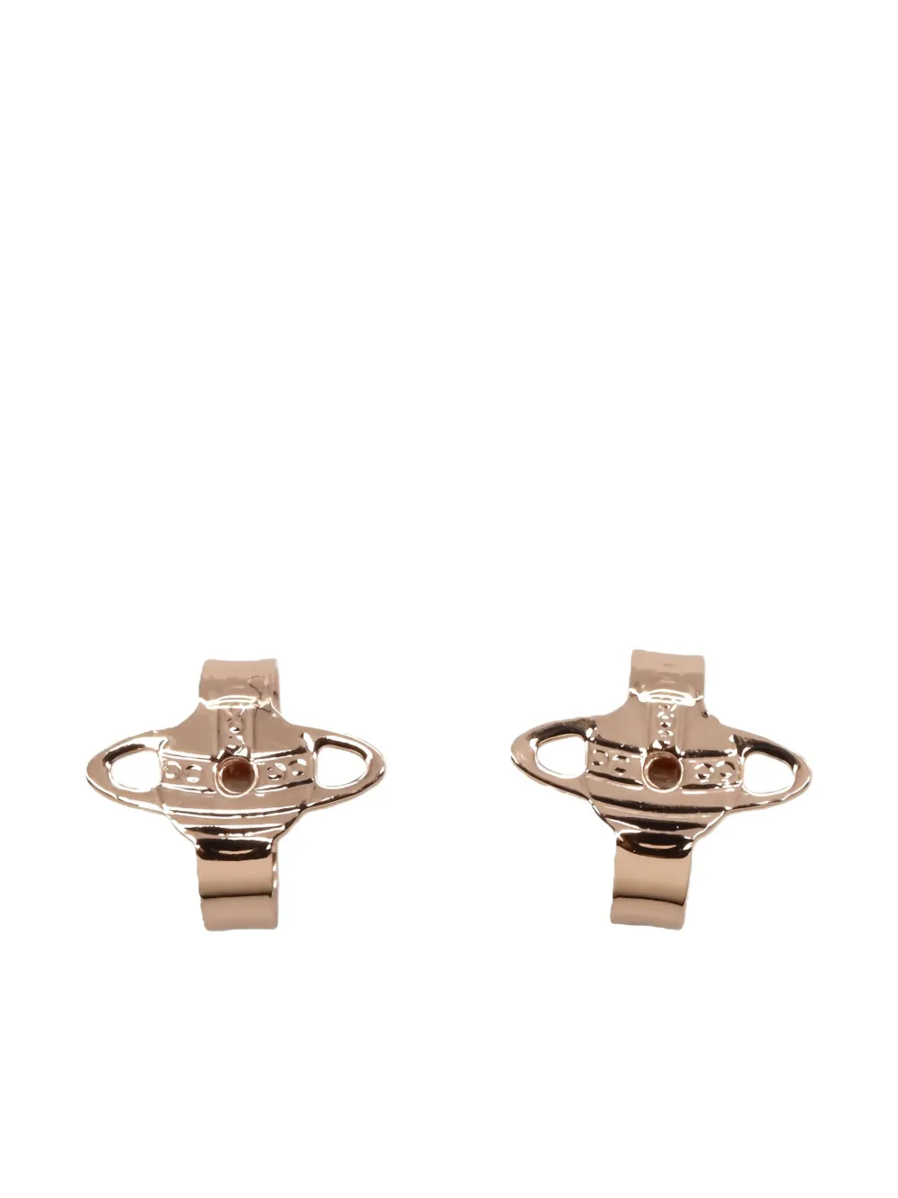 Pre-owned Vivienne Westwood 2020s Orb Stud Earrings In Gold