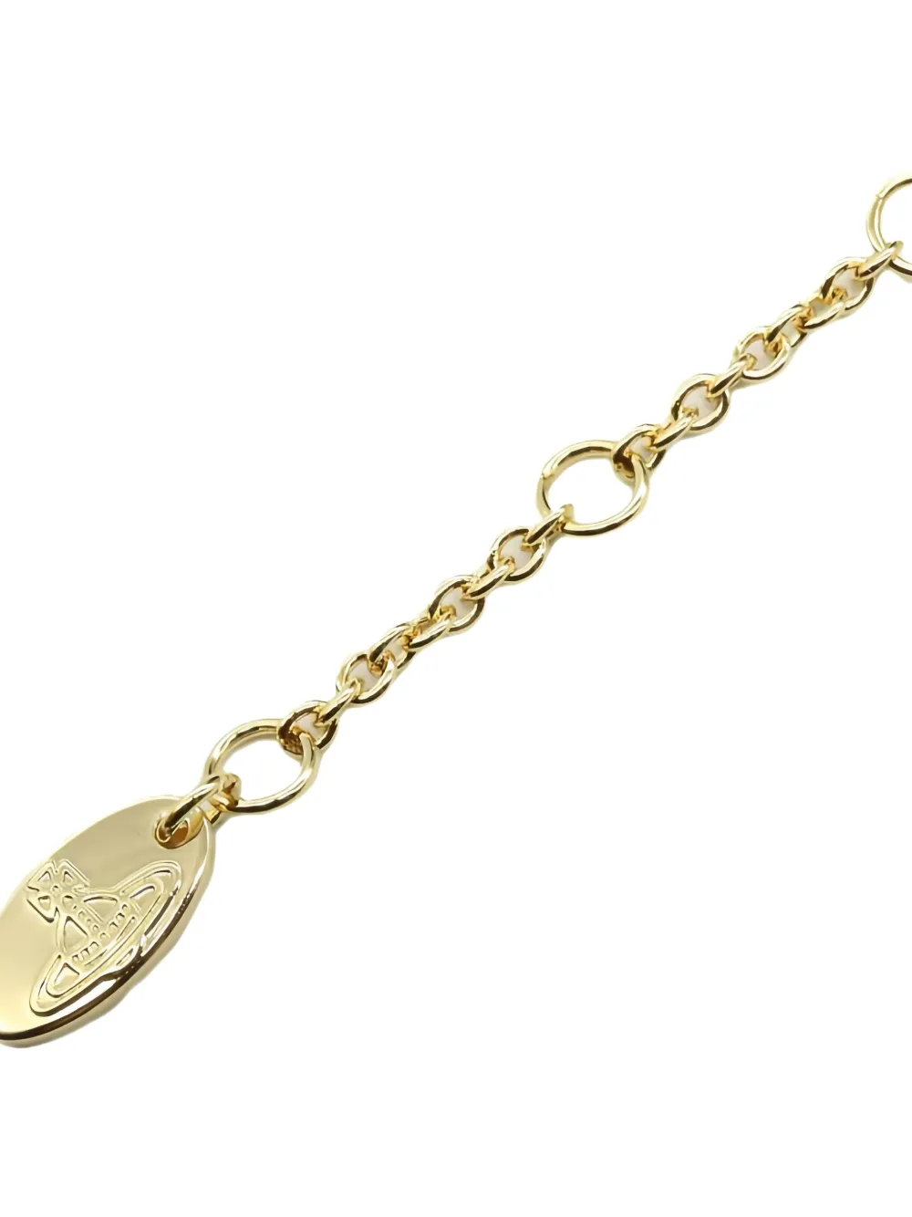 Pre-owned Vivienne Westwood 2020s Orb-pendant Necklace In Gold