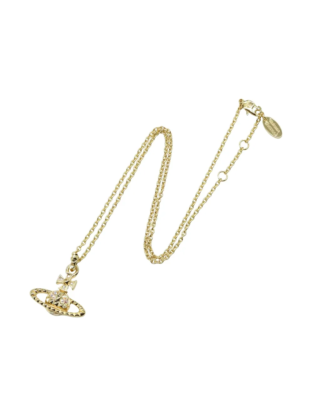 Vivienne Westwood Pre-Owned 2020s Orb-pendant necklace - ゴールドトーン Vivienne Westwood Pre-Owned 2020s Orb-pendant necklace - ゴールドトーン