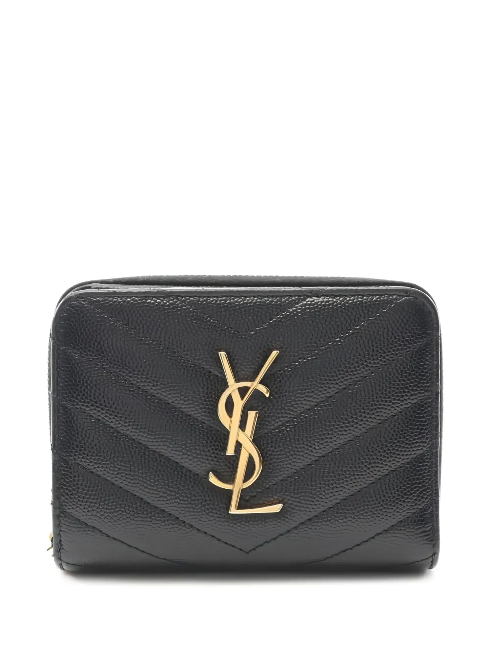 Saint Laurent Cassandre matelassé wallet | Black | Image 1